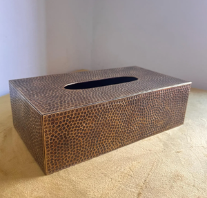 Elegant Golden Metal Tissue Holder with unique Design Perfect for Side <b>Tables</b> <b>Coffee</b> <b>Tables</b> Desks and Bedroom Use From India - Product Image 4
