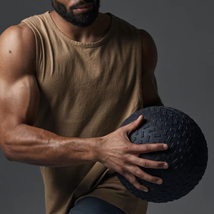 Débardeur unisexe 100% coton écologique respirant à séchage rapide pour la salle de sport - Product Image 1