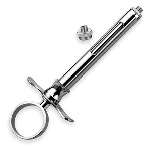 Seringue d'aspiration dentaire 1,8 CC pour anesthésie, à anneau unique avec repose-doigts, instruments chirurgicaux, seringue à cartouche dentaire - Product Image 1