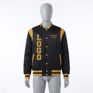 Chaqueta de Seda Satinada para Hombre con Bordado Personalizado de la Fraternidad Alpha |   Chaqueta Bordada de Fraternidad, Chaquetas Bomber de Satén Personalizables - Product Image 1