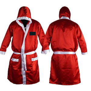 Bata de Boxeo de Satén Personalizada con Bordado y Sublimación para Gimnasio, Boxeo, Karate, Competición, Ropa de Entrada - Product Image 2