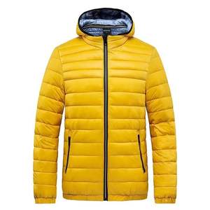 Chaquetas de invierno personalizadas al por mayor para hombre, casuales, 100% algodón/poliéster, lisas, de manga larga, tipo puffer, en venta a bajo precio. - Product Image 6