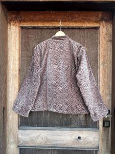 Veste bomber en velours à imprimé léopard, robe kimono pour femme, fabriquée à la main en Inde - Product Image 6