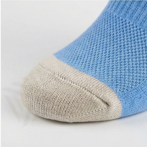 Light Blue Crew <b>Socks</b> Breathable Polyester Spandex <b>Running</b> Athletic Solid Color Adult Summer Sport <b>Socks</b> - Product Image 6