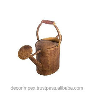 Arrosoir vert moyen 5 litres bec doré pour jardin et plantes Arrosoir vert léger en fer - Product Image 6