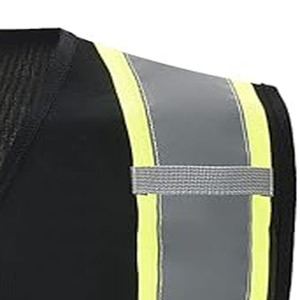 Gilet haute visibilité léger, imperméable, coupe-vent, écologique, respirant, en toile, pour la sécurité en extérieur, envoyé par Dress Sports - Product Image 2