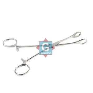 Straight Rampley <b>Sponge</b> Holding Forceps Foerster <b>Sponge</b> Forceps 12 Straight Serrated Surgical Holding Instruments - Product Image 2