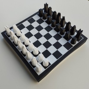 ชุดหมากรุกไม้โรสวูดวอลนัทสไตล์มินิมอลขายส่ง - เกมกระดานไม้ทำมือ - Product Image 3