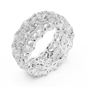 Divine Shop Jewelry 10K Eternity Band Ring para boda o aniversario - Product Image 4