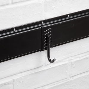 Single <b>Hook</b> <b>Rail</b> for Organization Wall Mount <b>Hook</b> <b>Rail</b> System Steel Storage <b>Hook</b> for Tools Hose Cable 20kg Capacity GAPGAR012 - Product Image 1