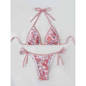 Ensemble de bikini sport respirant pour femme, nouvelle collection, ensemble 2 pièces soutien-gorge et culotte, maillots de bain et vêtements de plage en ligne, soldes sur les ensembles de bikini - Product Image 2