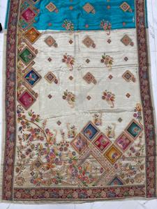 Sari de Seda Viscosa Pura Estampada, Suministro Directo de Fábrica, Diseño Elegante para Fiestas, Bodas y Festivales, Disponible para la Venta - Product Image 2