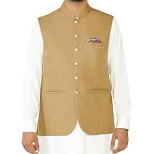 Costumes pour hommes, veste sans manches formelle et décontractée, manches longues, couleur unie, coton, logo personnalisable, impression, créez votre propre ensemble - Product Image 1