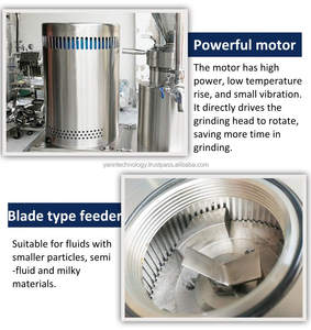 Pâte de viande entièrement automatique multifonctionnelle de qualité alimentaire pour animaux de compagnie et équipement de fraisage colloïdal d'arachide d'os cassé - Product Image 6