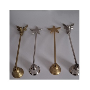 Reliable candle snuffer made using quality metal ideal for controlled flame extinguishing during dining relaxation and gathering - Product Image 1