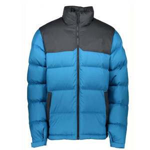 Veste d'hiver pour homme, imperméable, à capuche, 100% duvet, verte et noire, style décontracté, fermeture éclair - Product Image 3