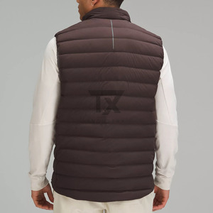 High Quality Custom Made Puffer Vest Men and Women New Arrival Arm Less Puffer <b>Jacket</b> Adults With Your Own Logo For Sale - Product Image 2