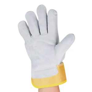 ถุงมือหนังวัวแท้คุณภาพพรีเมียมสำหรับงานก่อสร้าง งานช่าง และงานหนัก ป้องกันมือในฤดูหนาว - Product Image 1