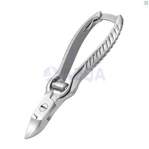 ที่ตัดเล็บเท้าสแตนเลสแบบโค้ง ขนาด 5.5 นิ้ว สำหรับเล็บขบ แบบสองทิศทาง พร้อมสปริงทรงกระบอก สำหรับผู้ใหญ่ - Product Image 2