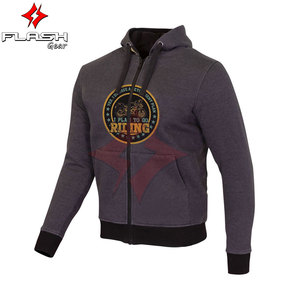Sudadera con Capucha de Protección para Motociclistas, Unisex, con Certificación CE, Protección para Zonas de Impacto Reforzadas, Forro de Malla Fija y Transpirable - Product Image 3