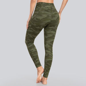 Leggings de yoga para mujer con logo personalizado, ropa informal, transpirables y de secado rápido, tela suave, cintura elástica. - Product Image 2