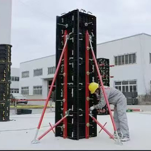 Songmao Round square <strong>Pvc</strong> Abs Adjustable Stirrup Concrete Plastic Column <strong>Formwork</strong> for Casting Concrete - Product Image 4