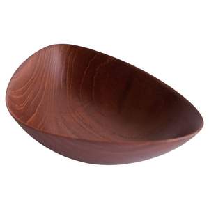 Tazón de madera duradero y multiusos para ensaladas, pasta, frutas y decoración de la encimera de la cocina. - Product Image 4