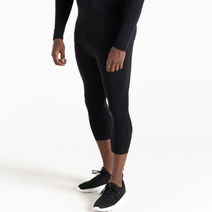 Ensemble de sous-vêtements de compression sans couture pour homme, noir, manches longues, séchage rapide, vêtements de sport, gym, course à pied - Product Image 6