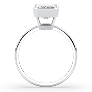 แหวนหมั้นเพชรโมอิสซาไนต์ทรงเหลี่ยมมรกต 1.67 กะรัต REYES รุ่นขายดีที่สุด ตัวเรือนทอง 14K ของขวัญแต่งงาน เครื่องประดับชั้นดีสำหรับผู้หญิง - Product Image 3