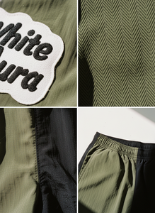 กางเกงลำลองแบบสปอร์ตยืดหยุ่นสูงสำหรับฤดูร้อน ผลิตจากไนลอนบางพิเศษ เป็นมิตรต่อสิ่งแวดล้อม เนื้อผ้าทวิลล์ แห้งเร็ว เนื้อสัมผัสนุ่มลื่น ทรงขาตรง ไซส์พลัส - Product Image 3