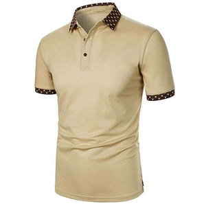 Camisas de Golf para Hombre 100% Algodón Verde Sólido, Manga Corta, Secado Rápido, Antiencogimiento, Tejido de Punto con Estampado por Transferencia de Calor, Venta al Por Mayor - Product Image 3