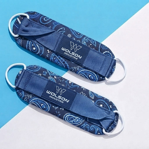 Sangle de cheville portable et durable en polyester pour hommes et femmes, idéale pour les exercices de musculation avec machine à câble : extension des jambes, abduction des hanches, entraînement des fessiers. - Product Image 4