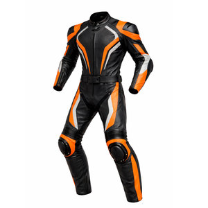 Combinaison de moto moderne pour la course sur circuit et la conduite quotidienne, matériau robuste pour la performance et la durabilité - Product Image 5