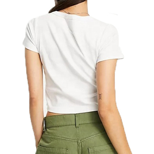 Women Crop Top T Shirt Lightweight Breathable Casual Summer Wear OEM Pakistan Manufacturer Breathable Women Crop Top T Shirts - Product Image 3