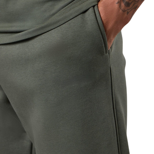 Mens Olive Green Fleece Hooded Tracksuit Casual <b>Athletic</b> Gymwear Jogger Set Streetwear Winter Sports Activewear Outfit - Product Image 6