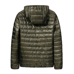 Veste matelassée légère pour hommes, manteau d'extérieur chaud coupe-vent imperméable pour la randonnée, l'hiver, le camping et le voyage - Product Image 2