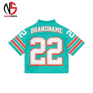 เสื้อเจอร์ซีย์ตาข่ายคุณภาพสูงทรงโอเวอร์ไซส์ ไหล่ตก พร้อมโลโก้สั่งทำ วัสดุตาข่าย สตรีทแวร์ รับผลิตแบบ OEM ปี 2026 - Product Image 4
