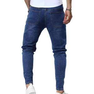 กางเกงยีนส์ทรงสลิมฟิตสำหรับผู้ชาย – กางเกงเดนิมทรงสกินนี่สำหรับใส่ลำลองและใส่ทุกวัน - Product Image 4