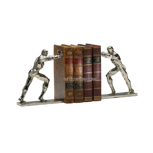 Porte-livres en forme de roue nautique, en laiton et bois, organisateur de bureau, porte-livres nautiques personnalisés à bas prix, fabriqués en Inde - Product Image 3