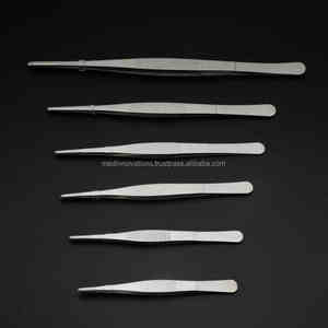 Fórceps de disección manual con extremo de rotación Mandíbulas dentadas Juego de instrumentos quirúrgicos de acero inoxidable Base de instrumentos quirúrgicos - Product Image 4