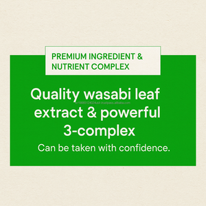 Comprimés de beauté naturelle pour adultes avec extrait de feuille de wasabi, orange sanguine, lactoferrine et vitamine B - Product Image 6