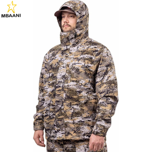 Men's Tricot Waterproof Hunting <b>Jacket</b>, Disruption <b>Camo</b> - Product Image 4