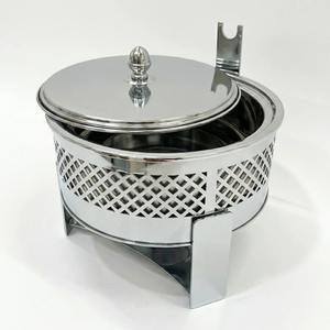 ถาดอุ่นอาหารสแตนเลสเคลือบผง ฝาปิดสแตนเลส ทนทาน ไม่ติดอาหาร เหมาะสำหรับงานจัดเลี้ยง แบบอาหรับ - Product Image 2