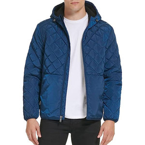 Veste d'hiver matelassée pour homme, sur mesure, avec logo sur le devant, respirante, écologique, confortable, vente en gros - Product Image 1