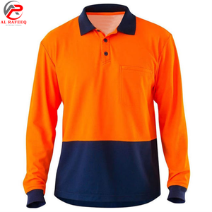 Camiseta Polo con Logotipo Personalizado, Alta Visibilidad, Transpirable, Camisetas Polo de Seguridad para Hombre, Ropa de Seguridad Reflectante, Corte Ajustado - Product Image 1