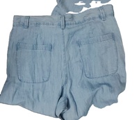 Jean décontracté d'hiver pour femme grande taille, taille mi-haute, coupe large, en denim coupe-vent et respirant, avec logo délavé, tissu 3D à carreaux, couleur foncée, Botex