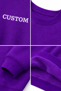 เสื้อสเวตเชิ้ตคอกลมลำลองสำหรับผู้ชาย สกรีนโลโก้ได้ ผ้าฝ้ายฟลีซ เสื้อกันหนาวแฟชั่น เสื้อเปล่าขายส่ง - Product Image 5