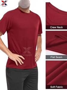 เสื้อยืดคอกลมพิมพ์ลายดิจิตอลคุณภาพส่งออกสำหรับผู้ชาย สีพื้น น้ำหนัก 240 กรัม เนื้อผ้านุ่มถักทอจากผ้าฝ้าย 100% ทรงหลวม - Product Image 6