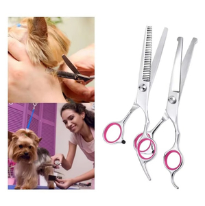 Tijeras para cortar el pelo de mascotas para profesionales de la peluquería canina y servicios de cuidado animal. Tijeras de peluquería canina de alta resistencia para mascotas. - Product Image 5