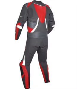 ชุดมอเตอร์ไซค์หนังแท้สั่งทำพิเศษ คุณภาพสูง ป้องกันได้ดี สำหรับขี่มอเตอร์ไซค์ แข่งรถ และขับขี่ทั่วไป - Product Image 2